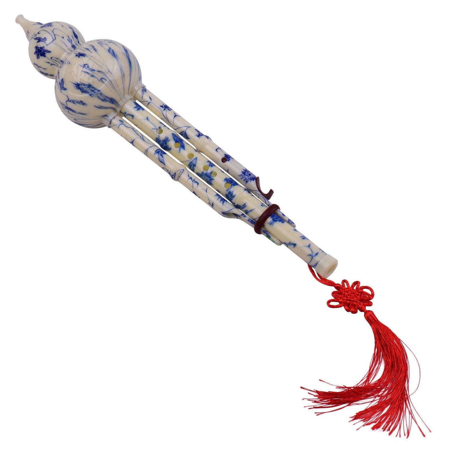 C-Key Hulusi Gourd Flute - 2 Tone Resin Pipes, Traditional Chinese Instrument