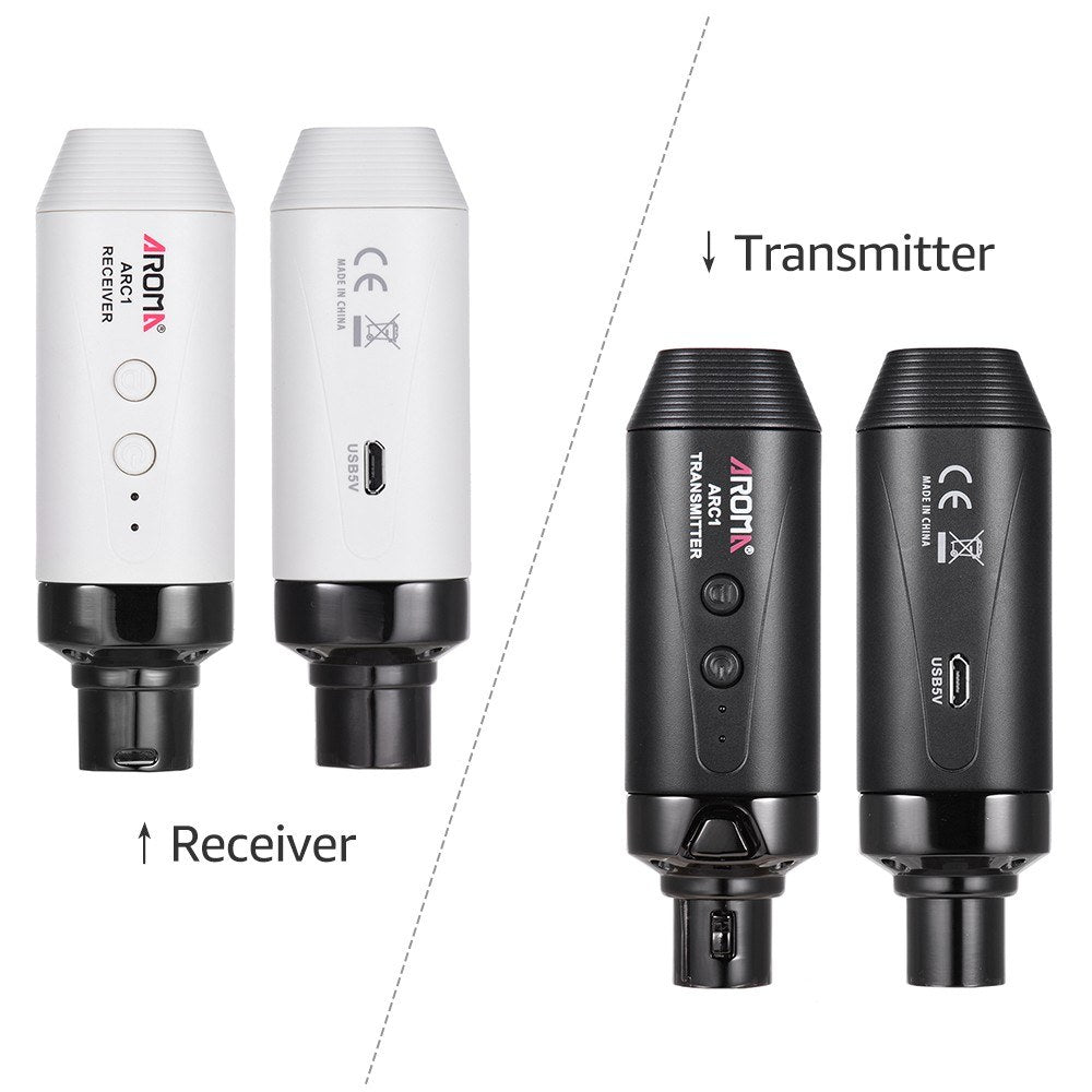AROMA ARC1 Wireless Microphone Transmission System (Transmitter & Receiver)