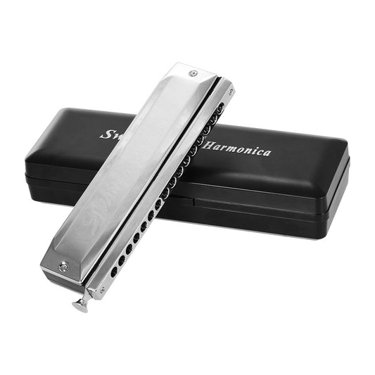Swan 16-Hole 64-Tone Chromatic Harmonica in C Key