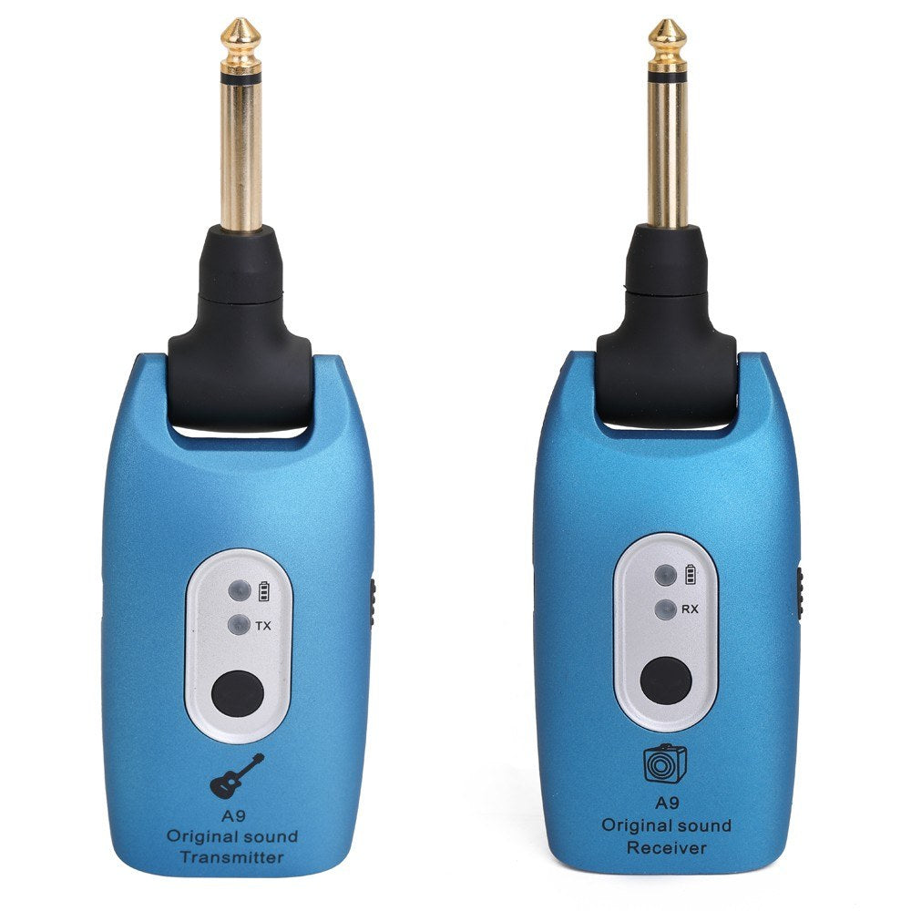 Wireless Guitar Transmitter & Receiver Set for Electric Guitars - 2.4G System