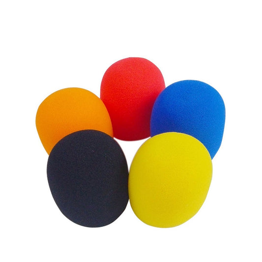 5-Pack Universal Microphone Foam Cover Windshield Sponge Ball for KTV Karaoke DJ