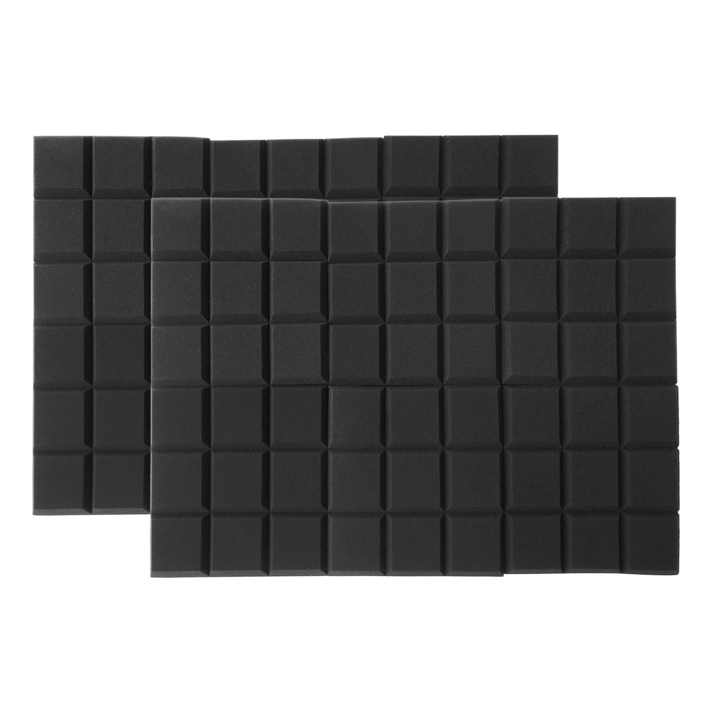 6-Pack 12x12x2 Inch Acoustic Foam Panels - Soundproofing Studio Insulation