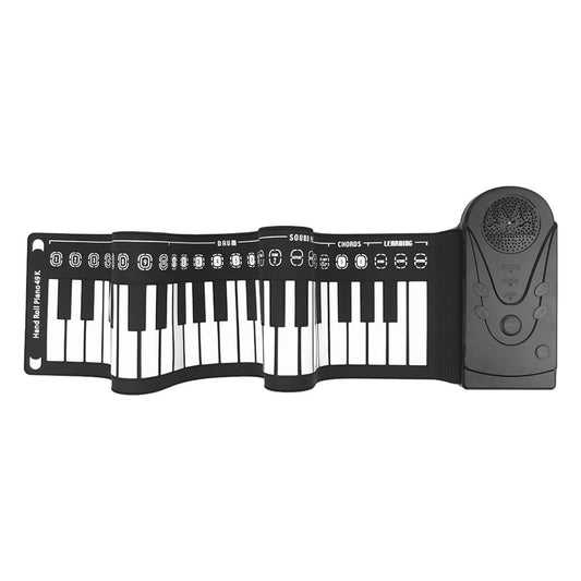 Portable Foldable Roll-Up Piano, 49 Keys