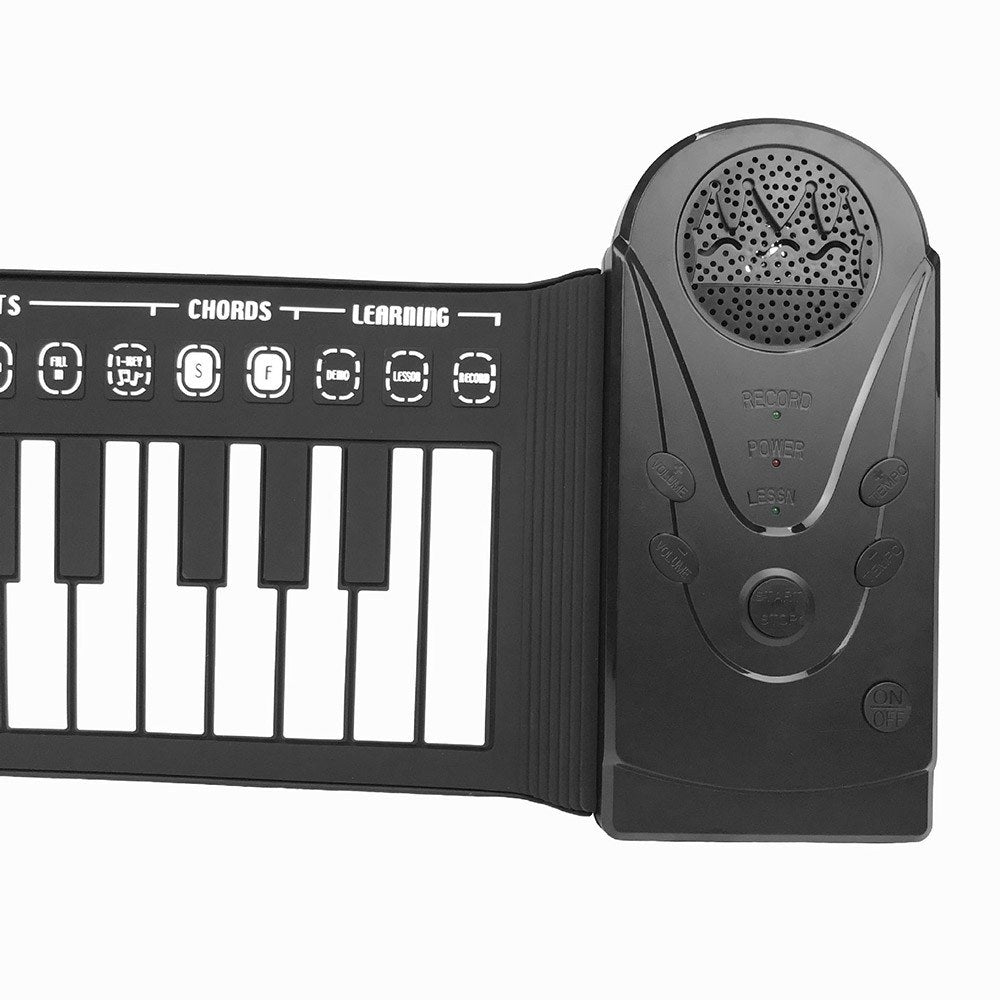Portable Foldable Roll-Up Piano, 49 Keys