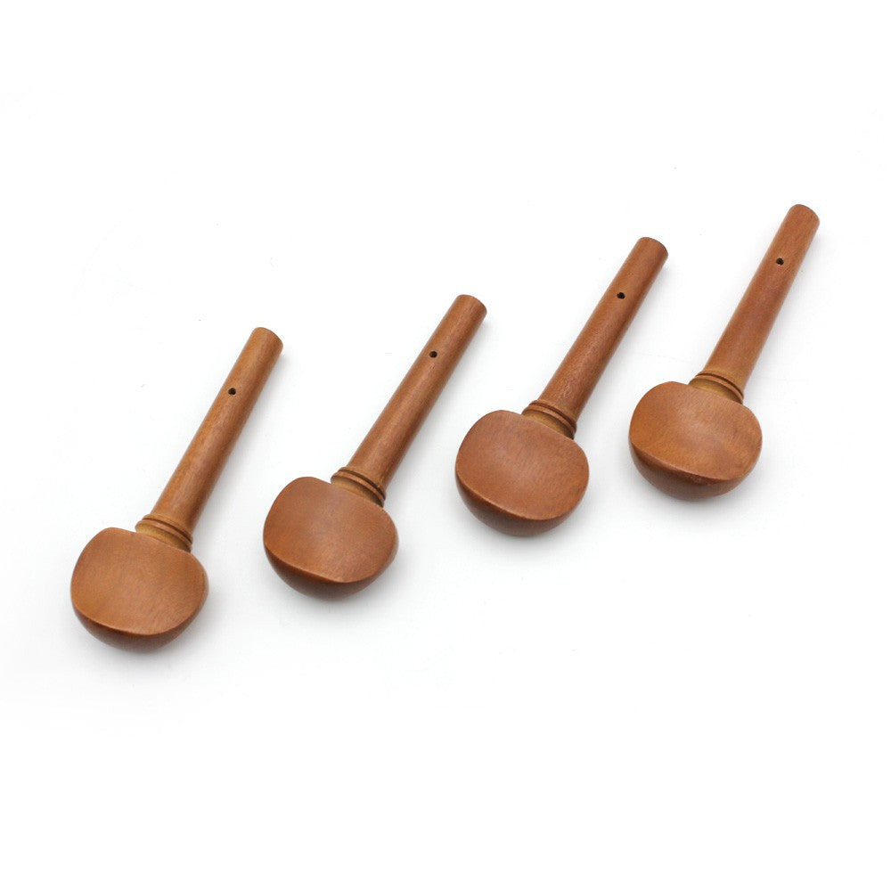 4pcs 4/4 Violin Tuning Pegs Jujube Wood Replacement Set