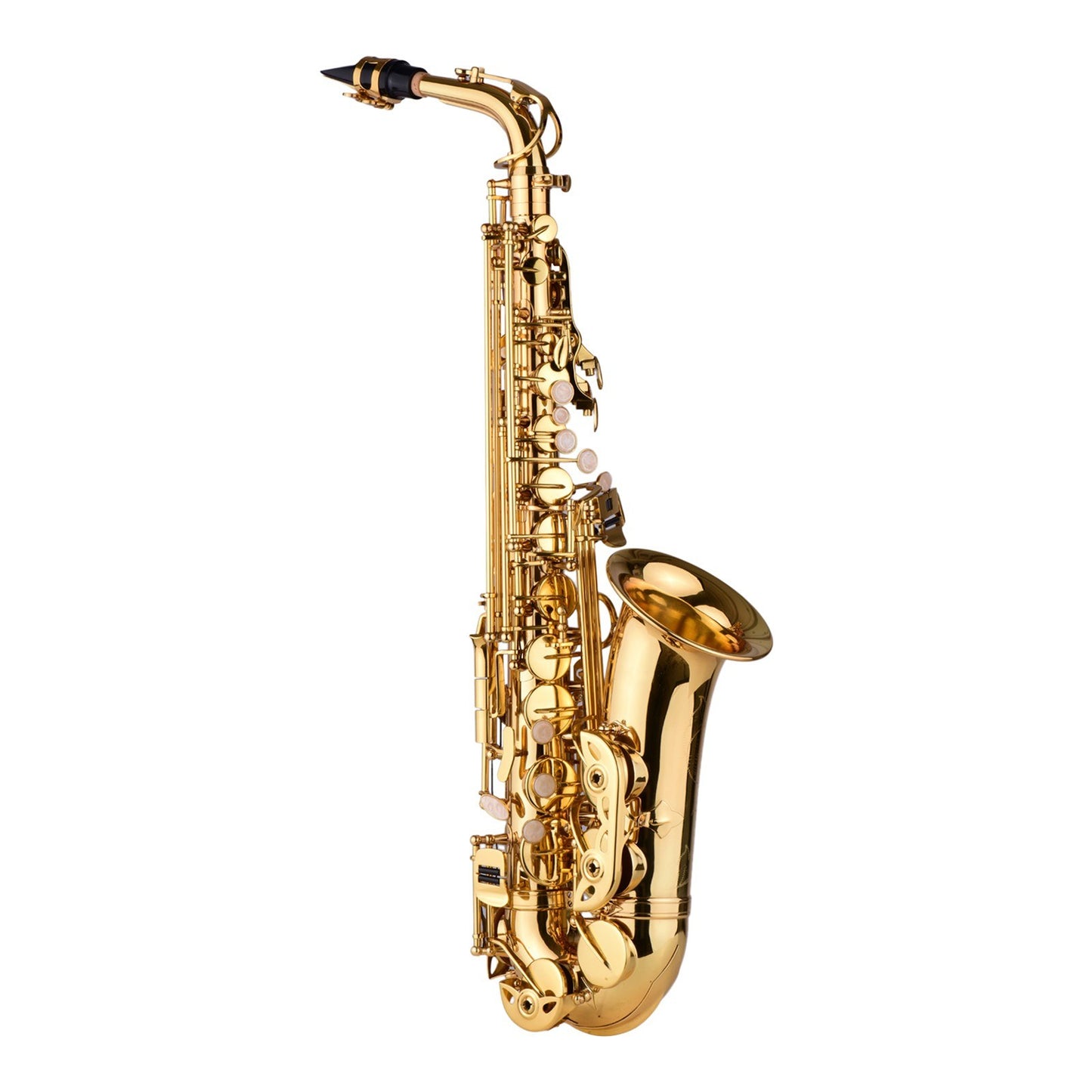 Muslady AS200 Eb Brass Lacquered Alto Saxophone Wind Instrument