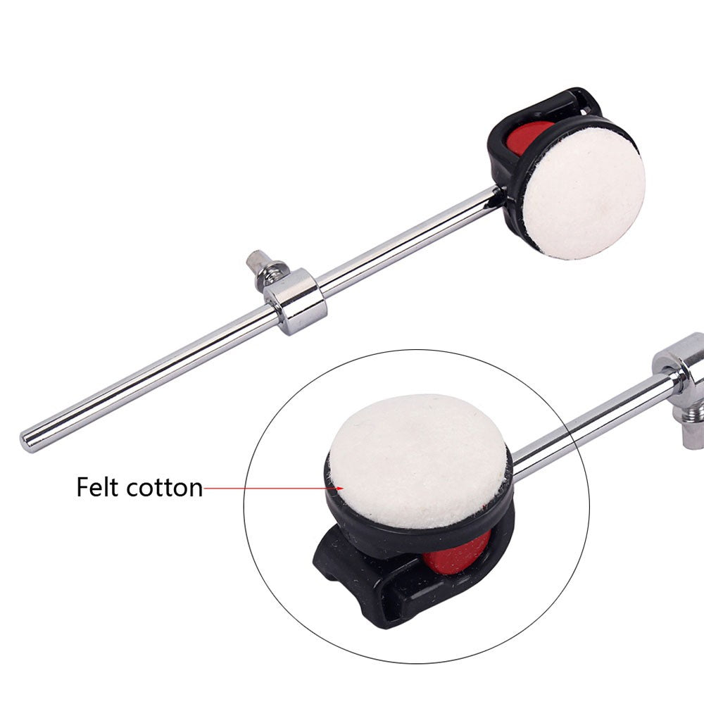Silicone Head Bass Drum Beater Percussion Hammer Stick
