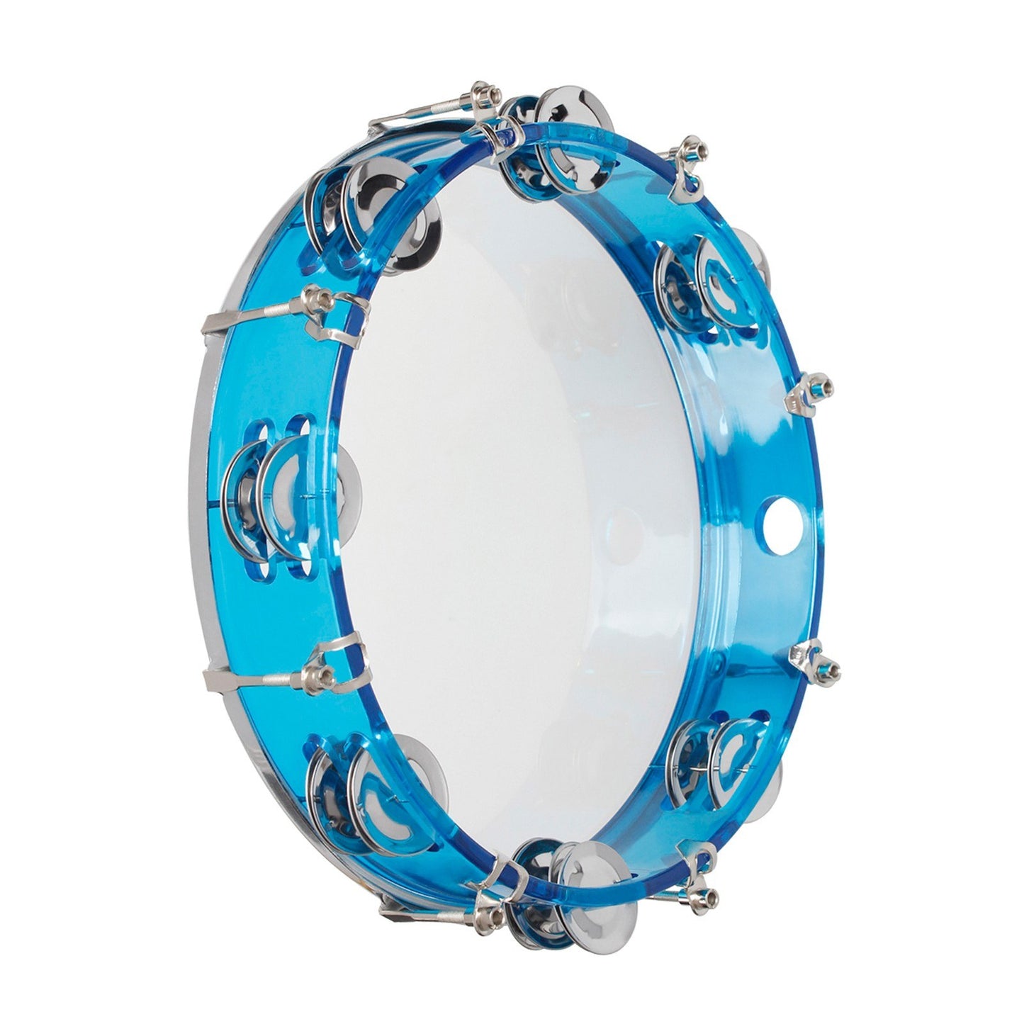 10-Inch Double Row Handheld Tambourine Drum Set Percussion Instrument