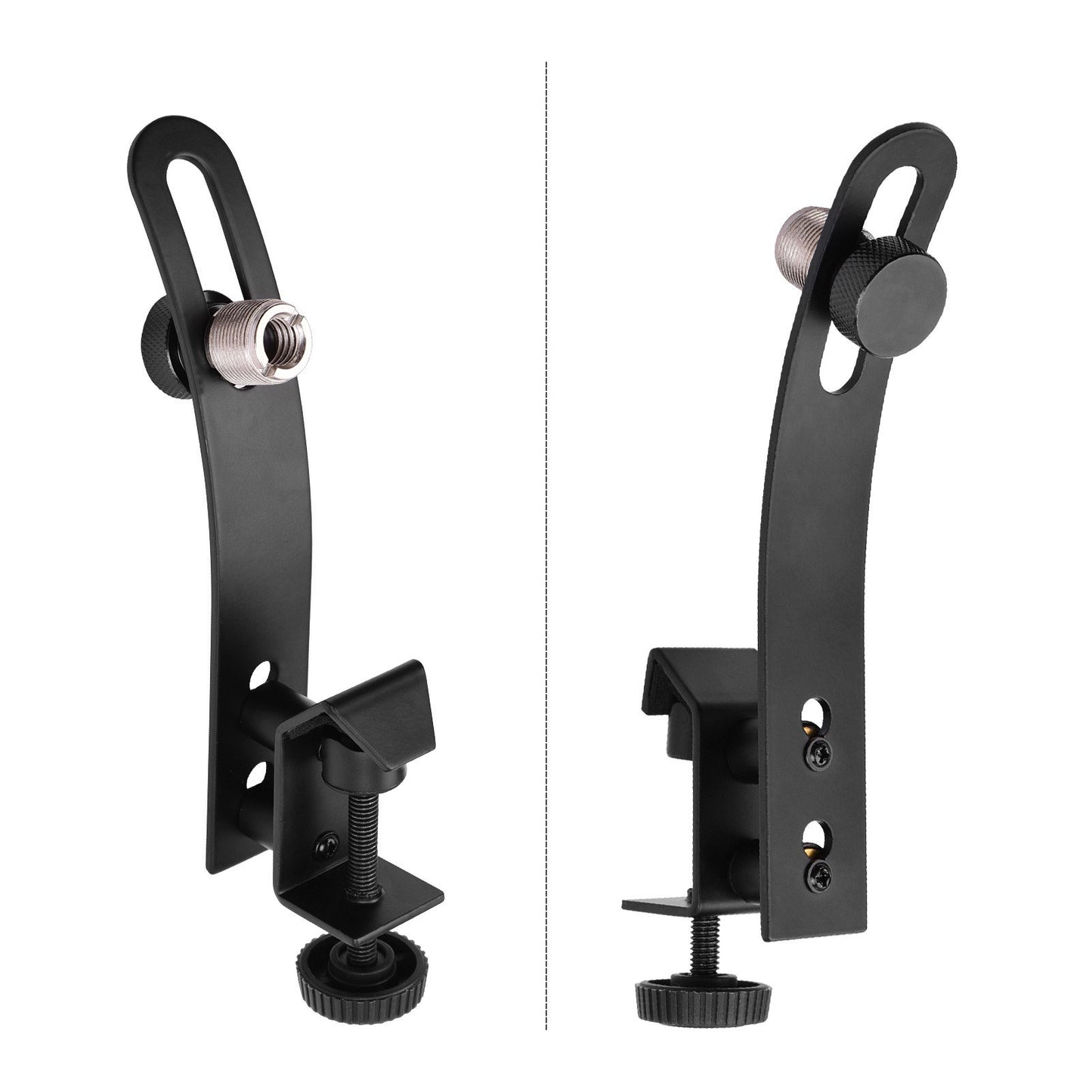 Shockproof Adjustable Groove Gear Drum Rim Microphone Clamp