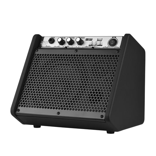 COOLMUSIC DM20 20W Electric Drum & Keyboard Amplifier with Wireless BT Speaker