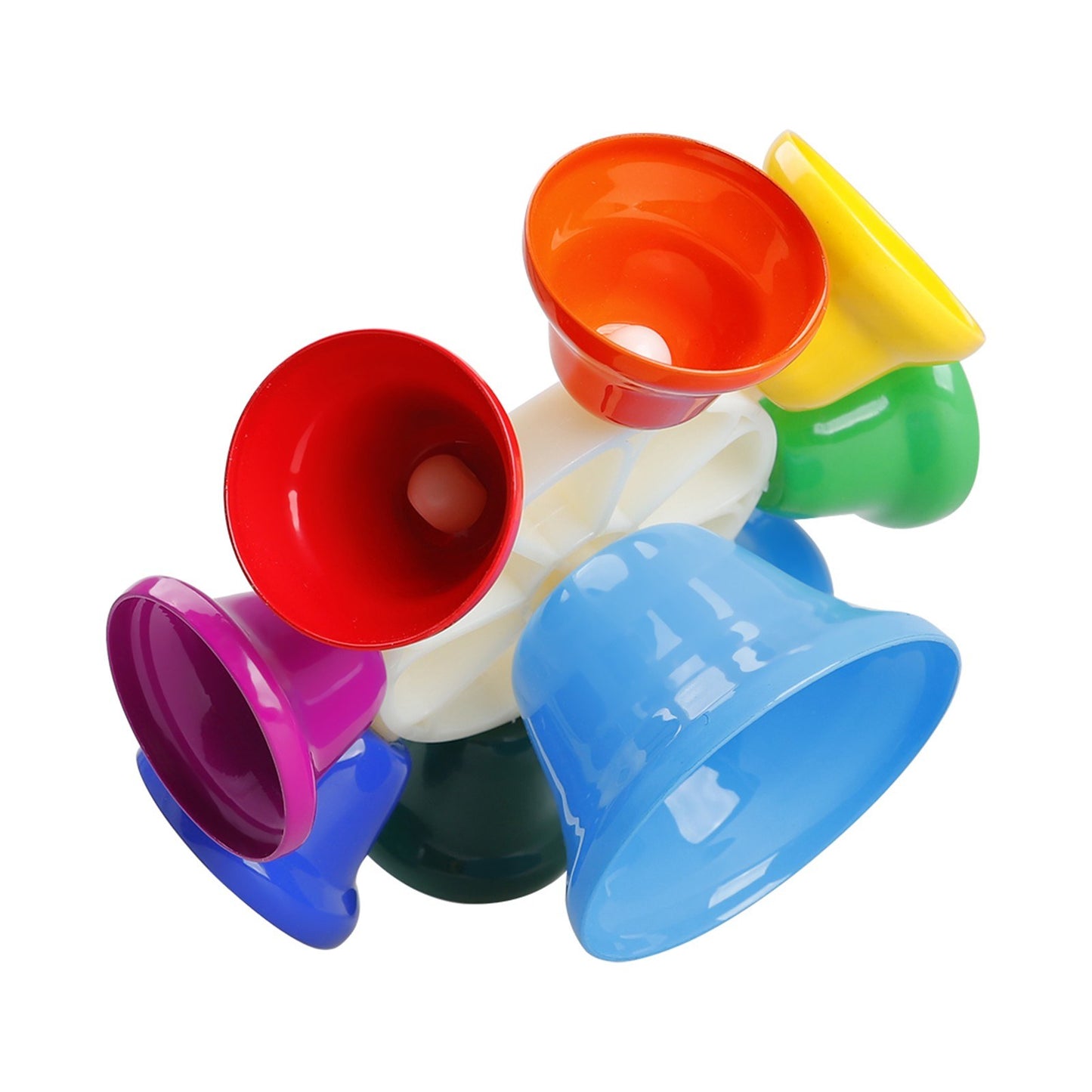8-Note Hand Bell Percussion Instrument Musical Toy with Stick