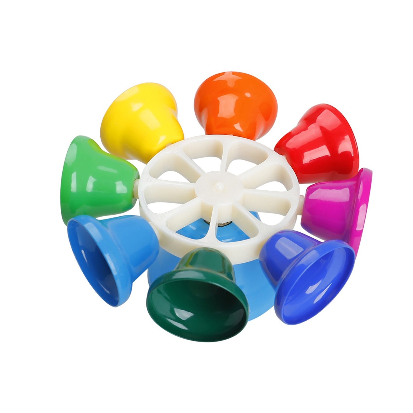 8-Note Hand Bell Percussion Instrument Musical Toy with Stick
