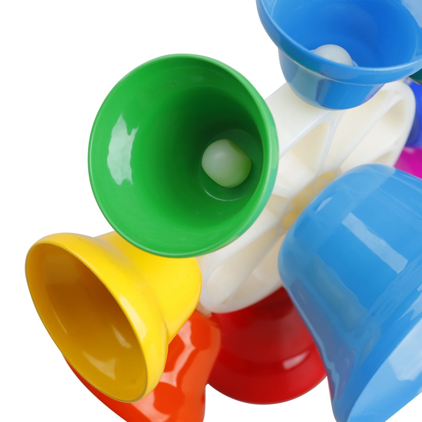 8-Note Hand Bell Percussion Instrument Musical Toy with Stick