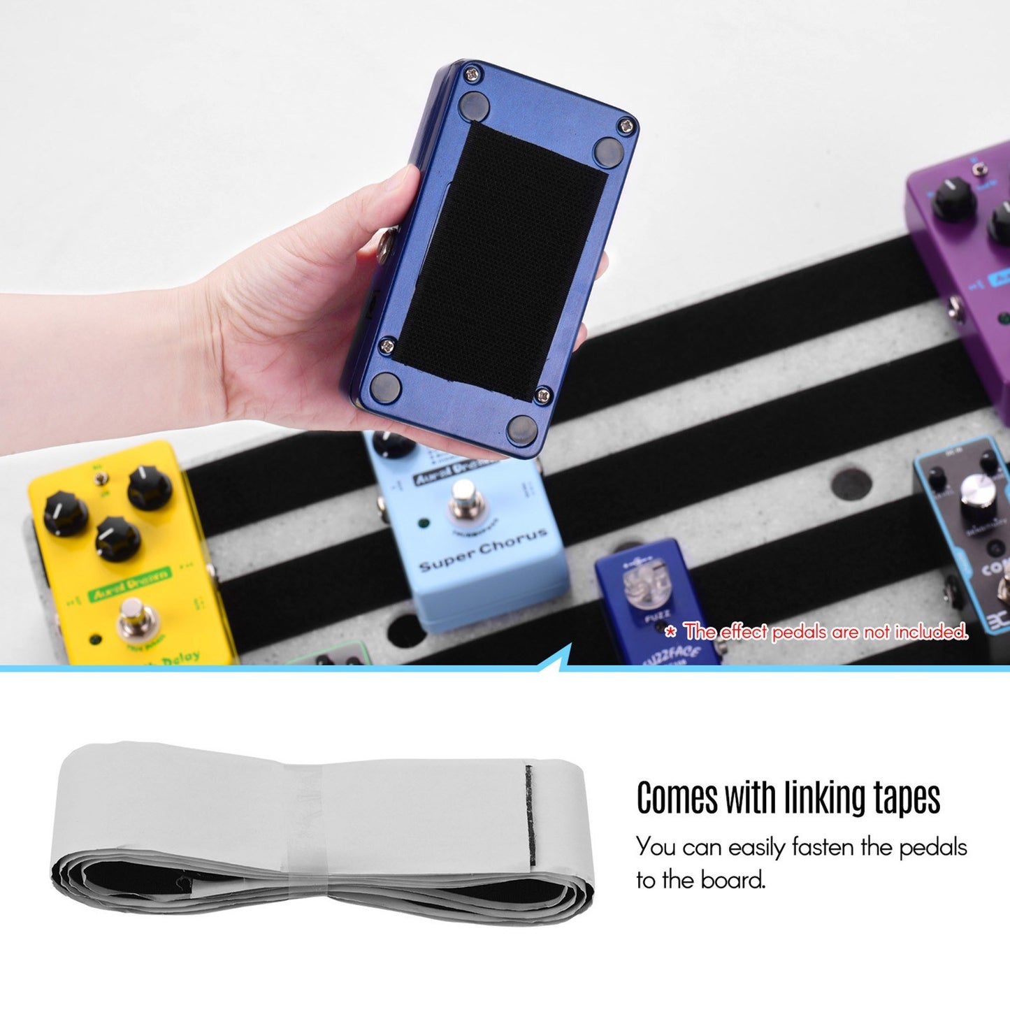Rockhouse RPB-2 Large Portable Guitar Pedal Board