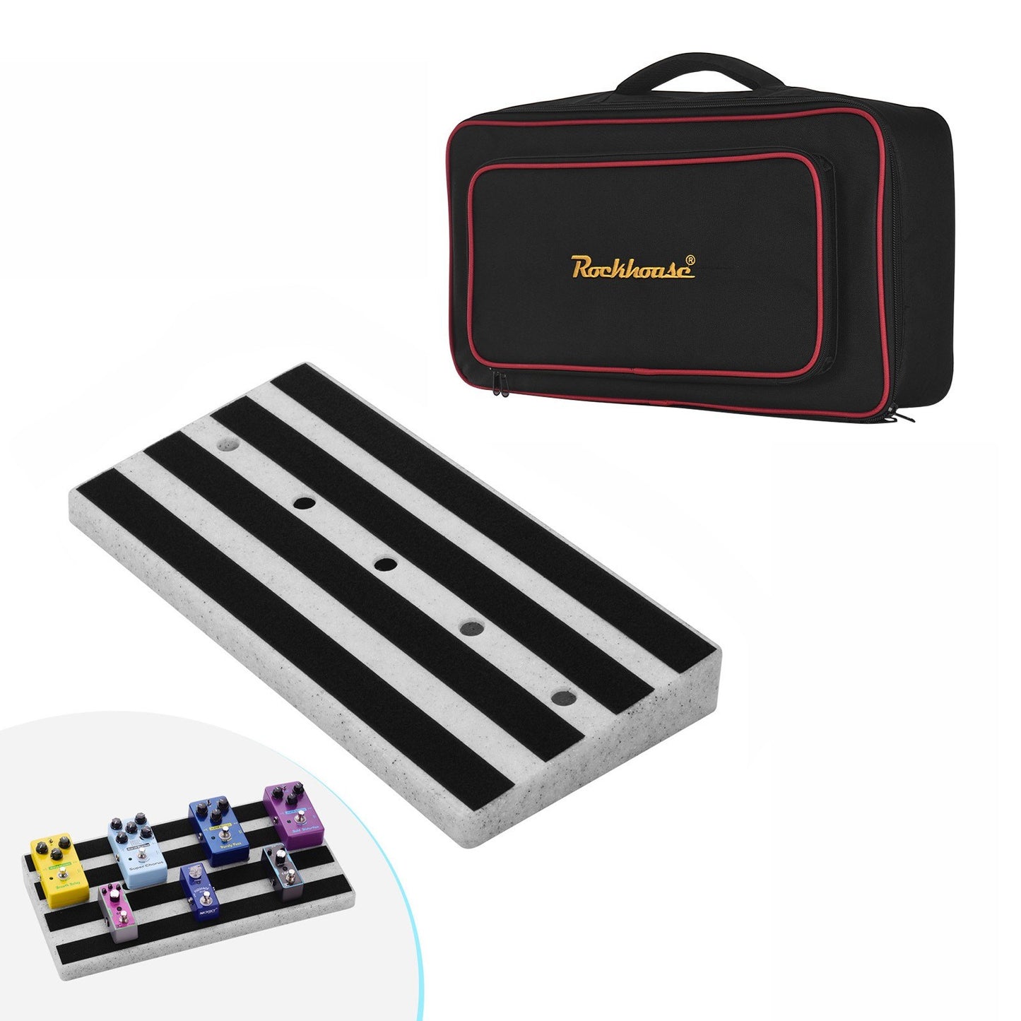 Rockhouse RPB-2 Large Portable Guitar Pedal Board