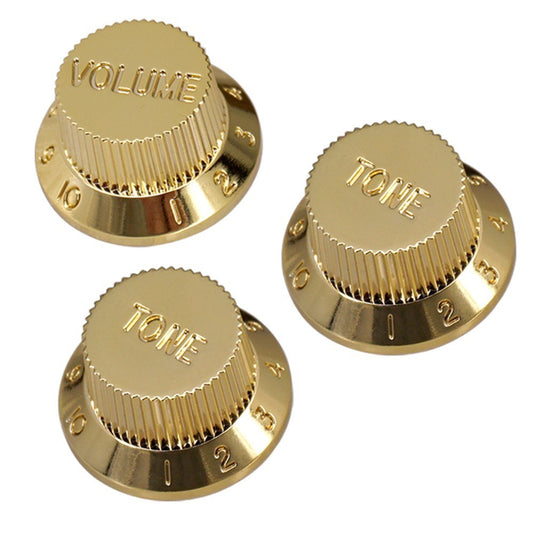 Volume and Tone Control Knobs Kit for ST/SQ Electric Guitar - 1 Volume, 2 Tone