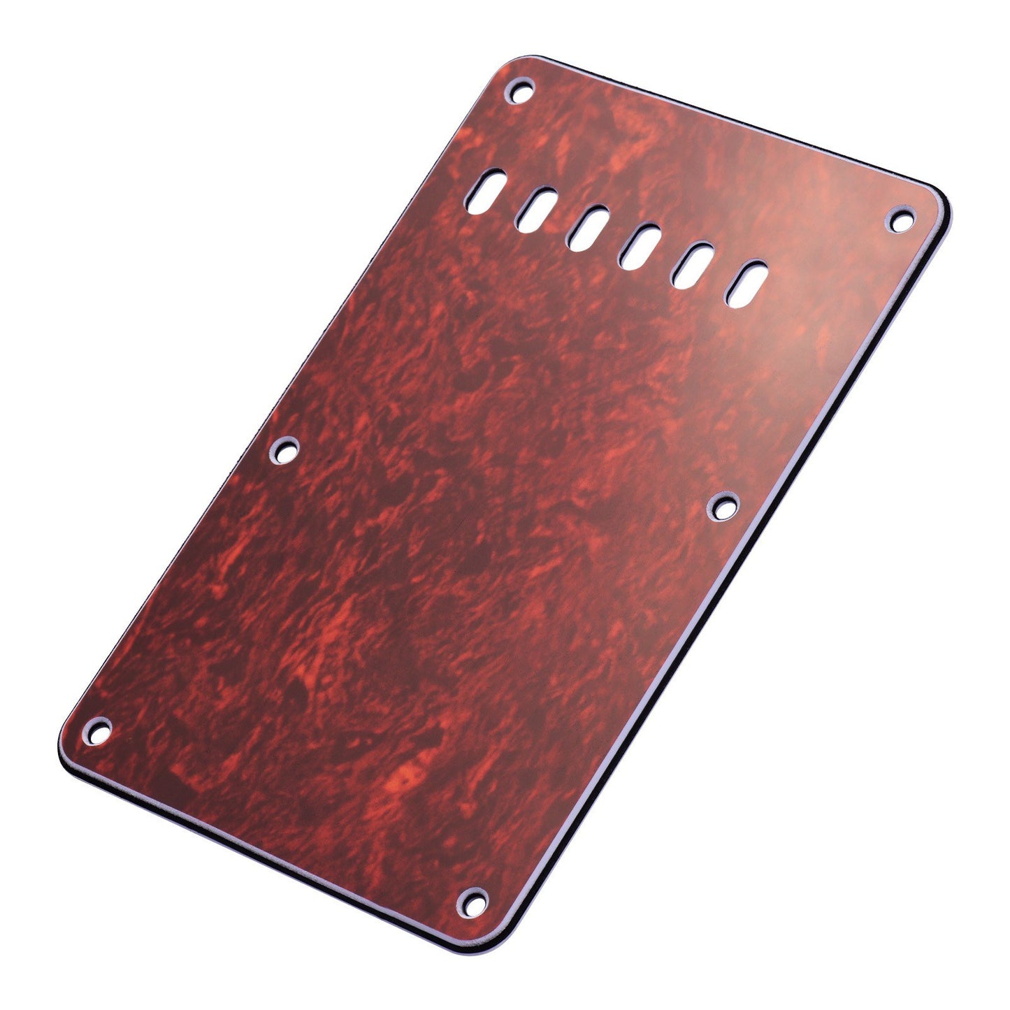 3-Ply Guitar Tremolo Backplate Cover for ST Electric Guitar - 6 Holes Replacement