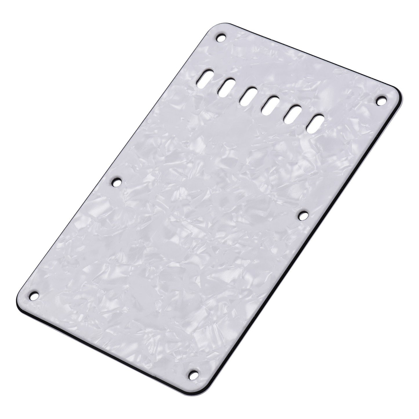 3-Ply Guitar Tremolo Backplate Cover for ST Electric Guitar - 6 Holes Replacement