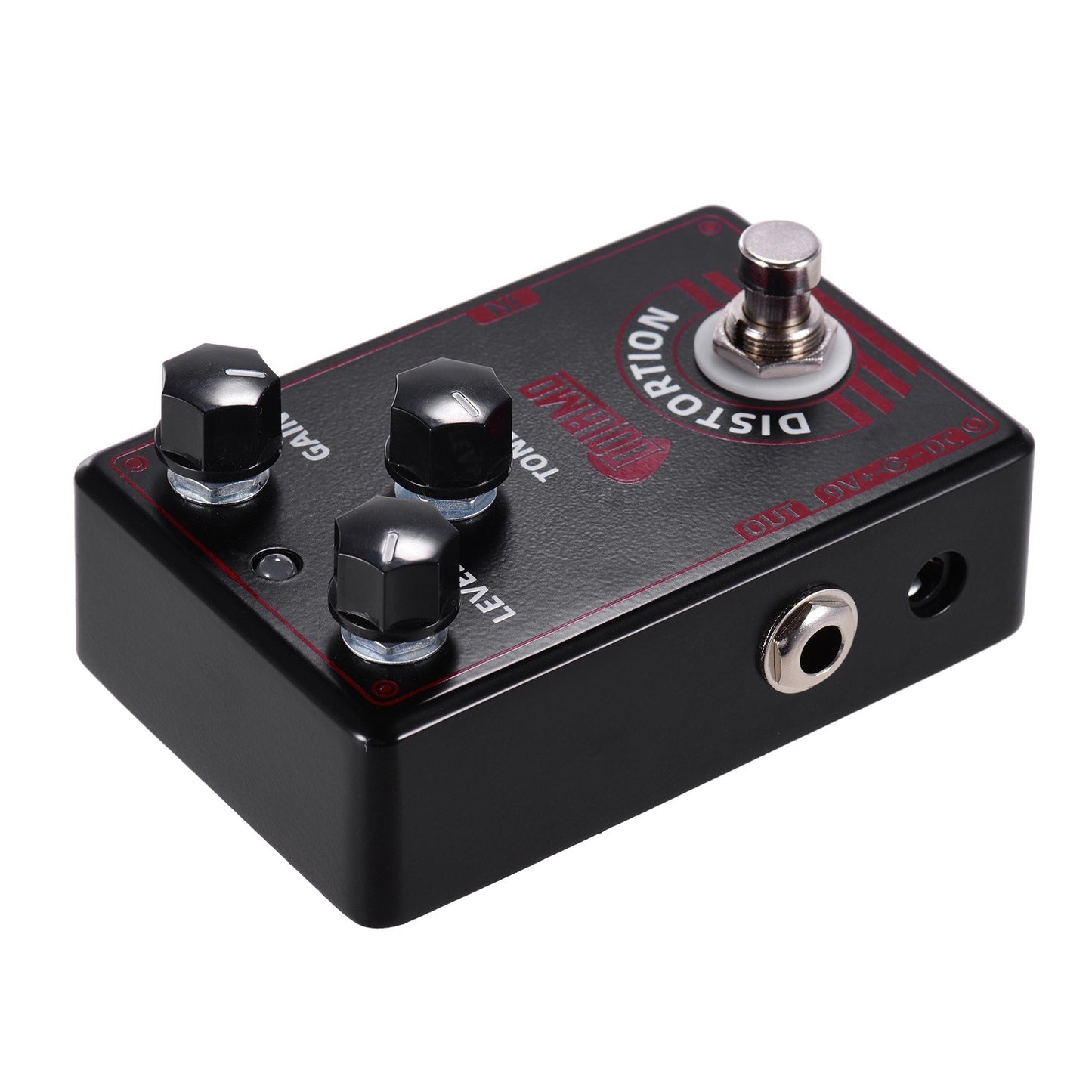 Dolamo D-4 High Gain Distortion Pedal - True British Style with True Bypass for Electric Guitar