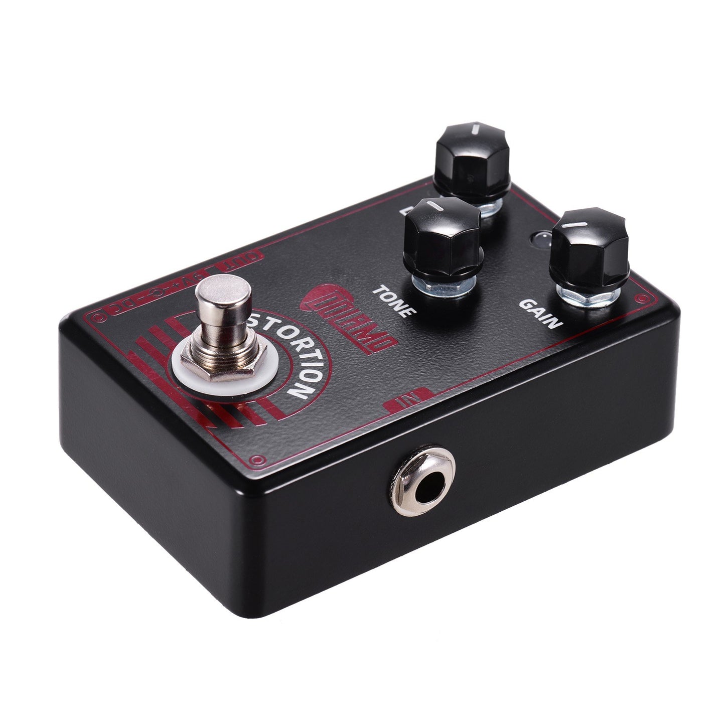 Dolamo D-4 High Gain Distortion Pedal - True British Style with True Bypass for Electric Guitar
