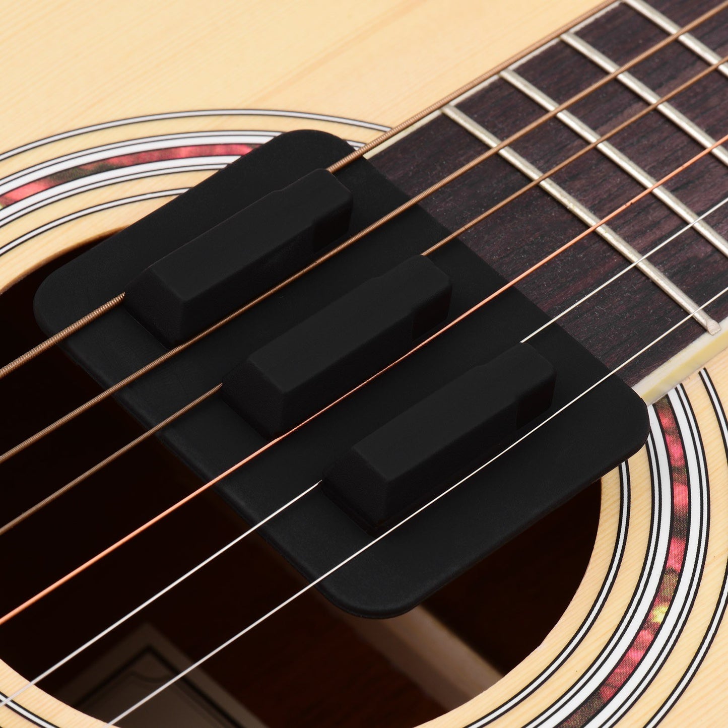 Acoustic Guitar Sound Hole 11cm Mute Muffler Accessory Set