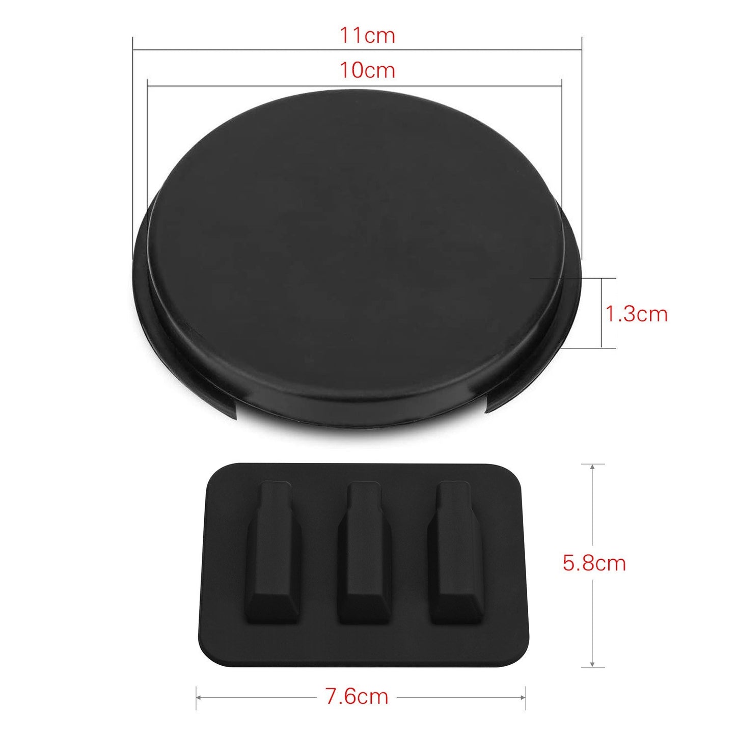Acoustic Guitar Sound Hole 11cm Mute Muffler Accessory Set