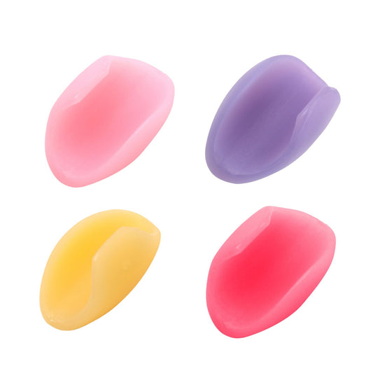Silicone Flute Thumb Rest Cushions - 4 Pack, Random Colors