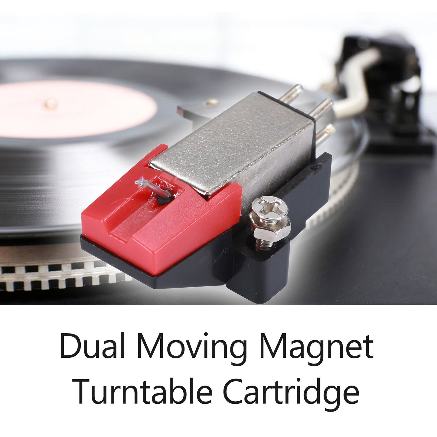 Stereo Stylus Needle for Dual Moving Magnet Turntable Cartridge - Vinyl Record Player Phonograph Replacement Accessory