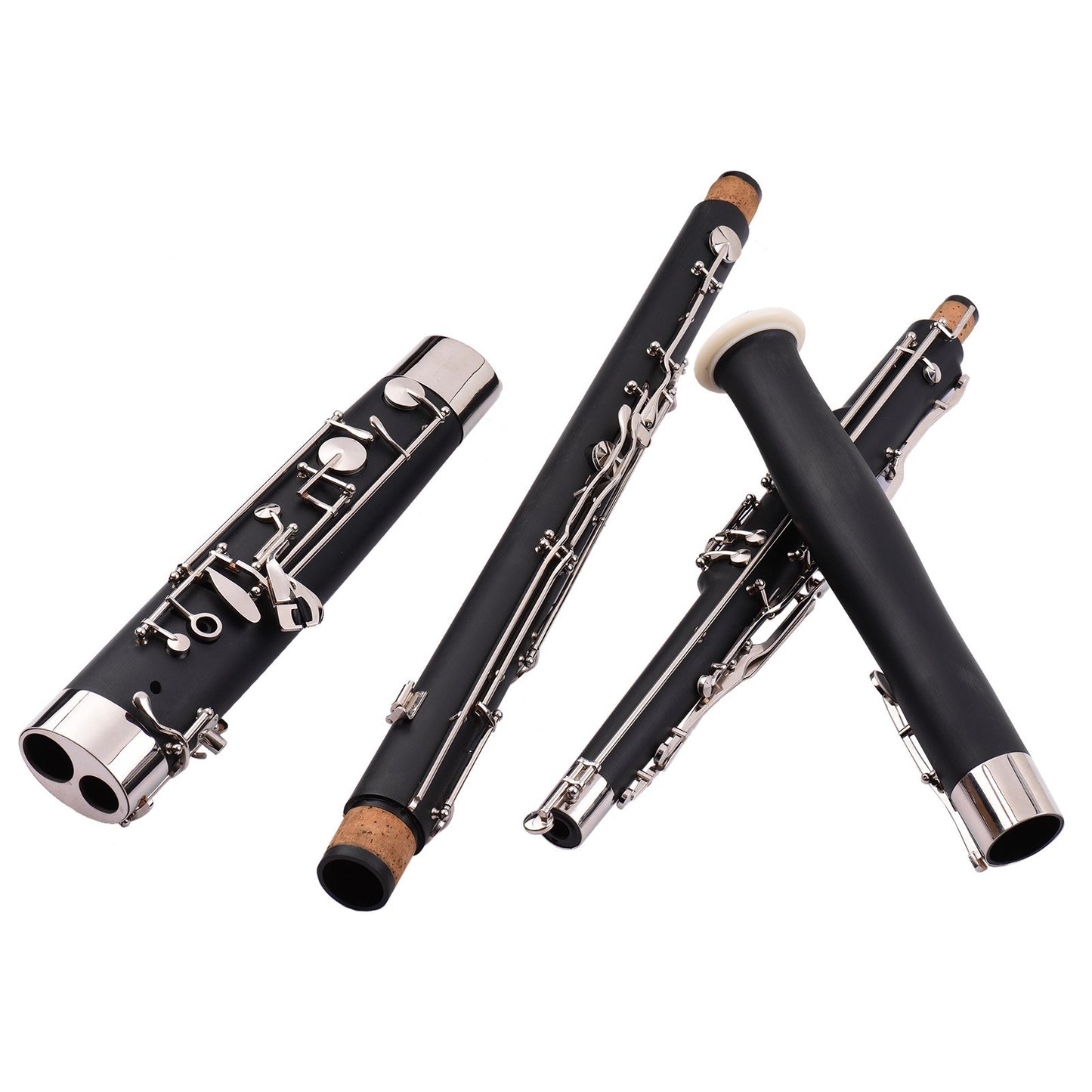 High-Quality C Key Bassoon: Synthetic Wood with Silver & Nickel-Plated Keys