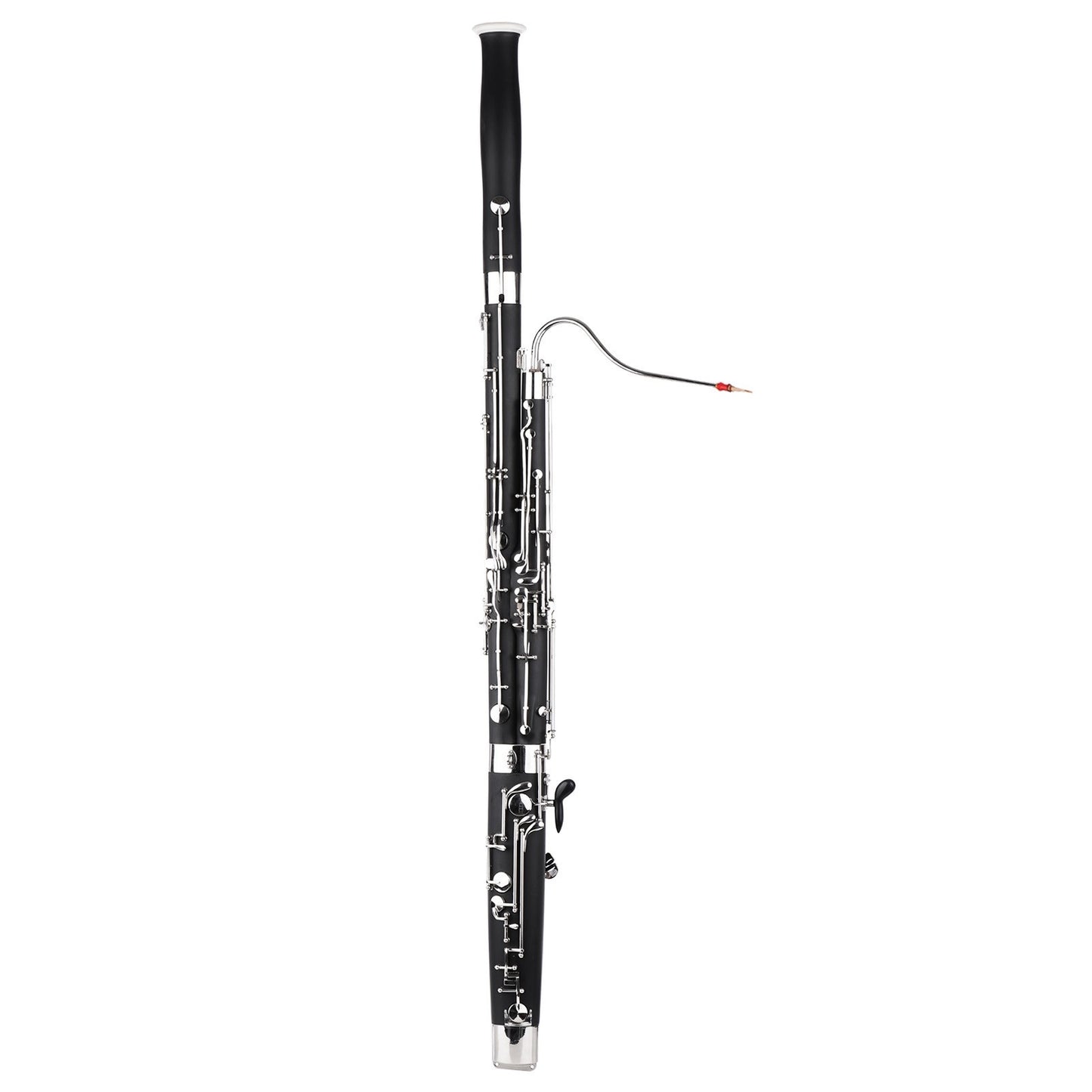 High-Quality C Key Bassoon: Synthetic Wood with Silver & Nickel-Plated Keys