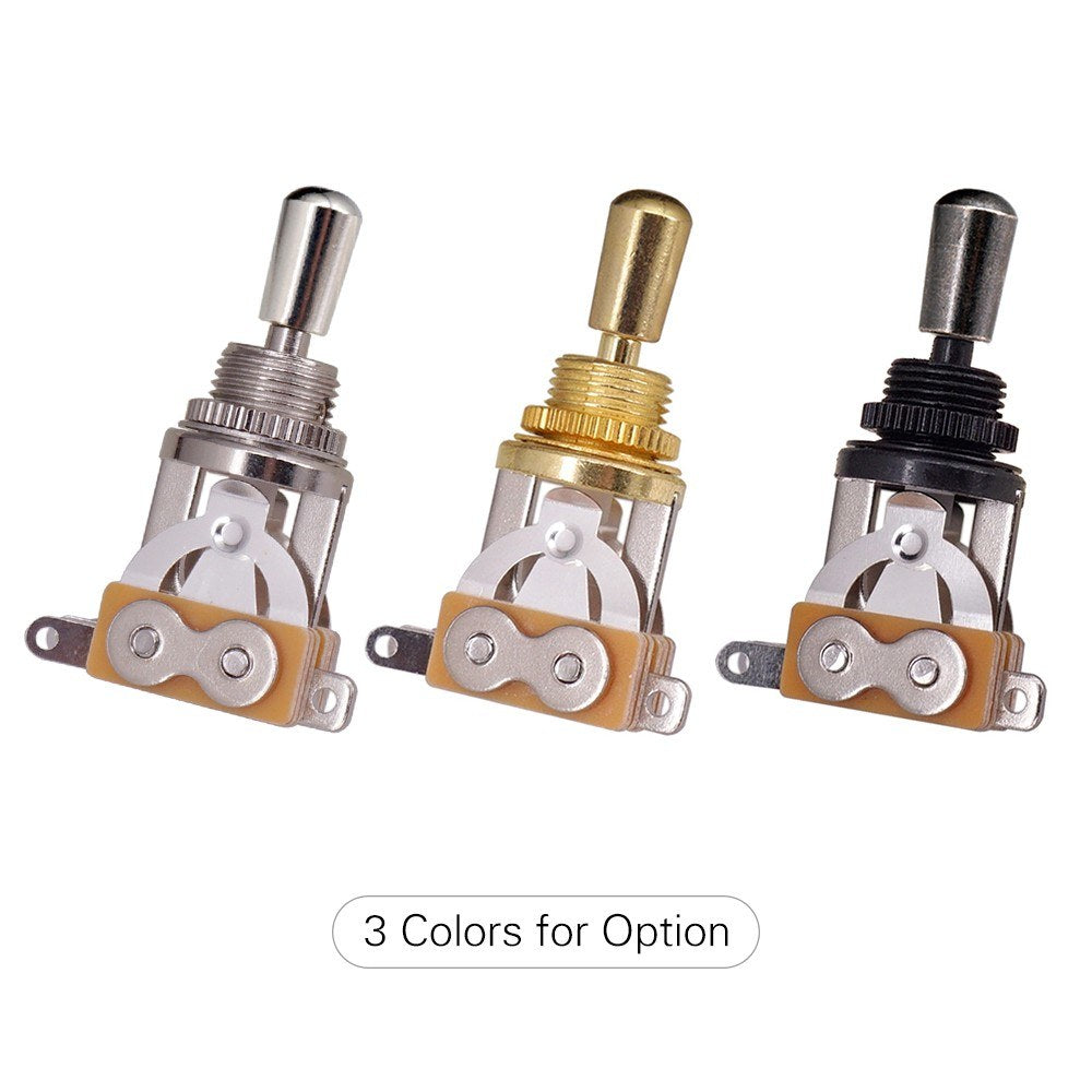 3-Way Short Toggle Switch for Guitar Pickup Selector