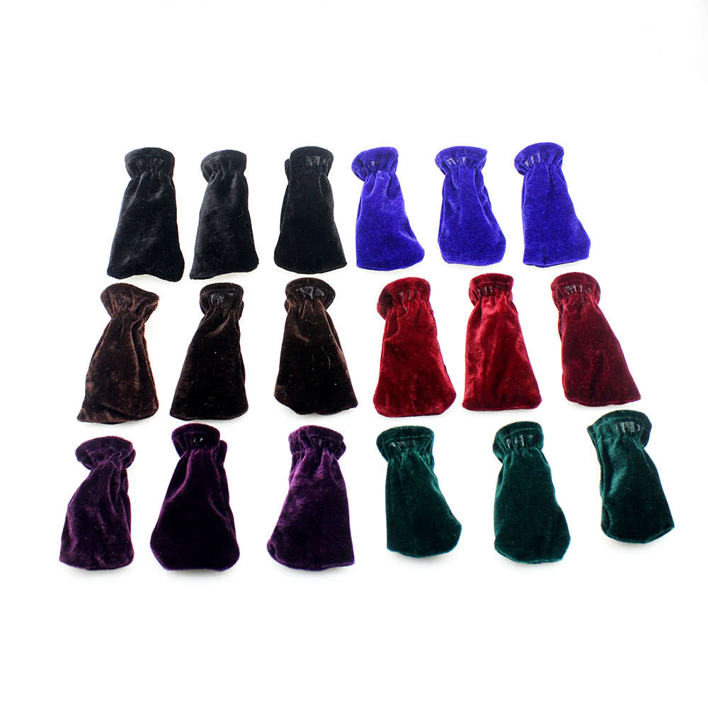 Universal Pleuche Piano Sustain Pedal Covers - Set of 3