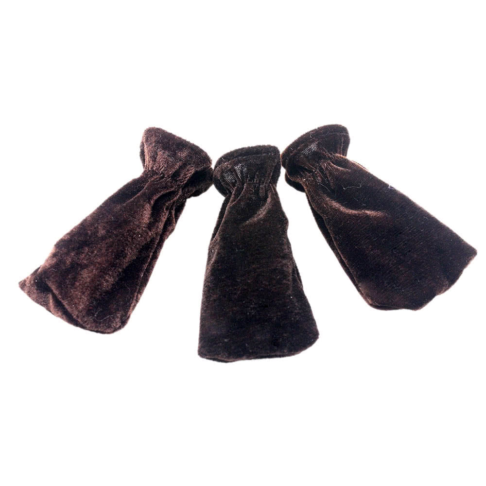 Universal Pleuche Piano Sustain Pedal Covers - Set of 3