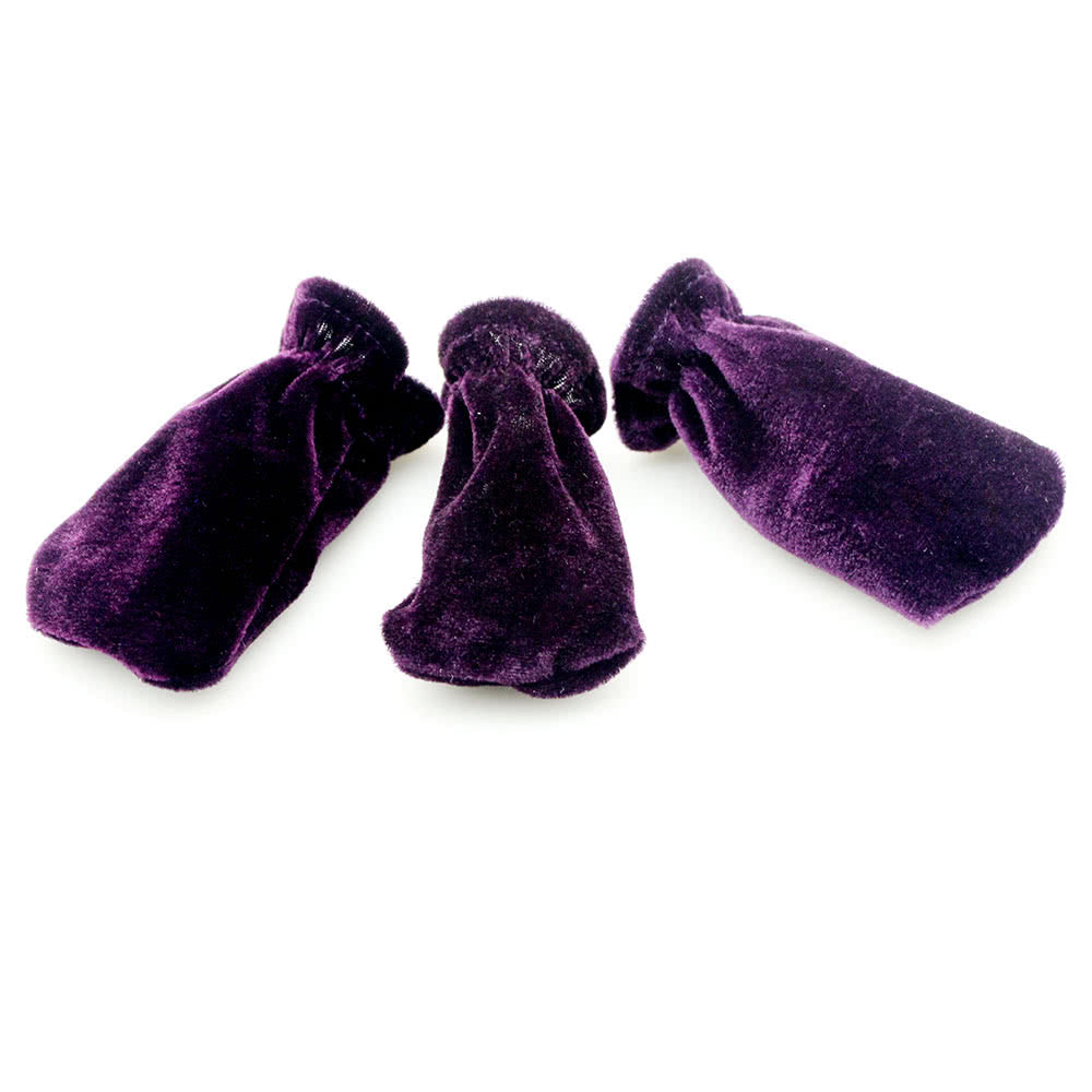 Universal Pleuche Piano Sustain Pedal Covers - Set of 3