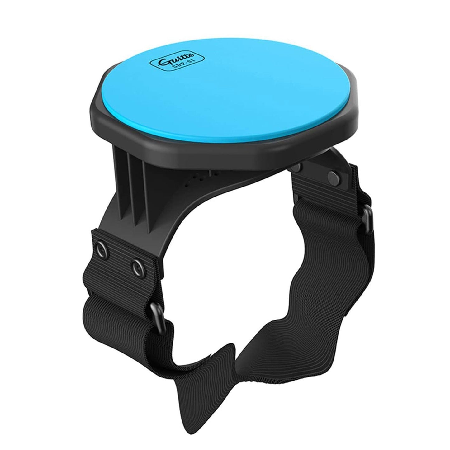 Adjustable Silica Gel Drum Practice Pad with Stand & Leg Strap for Kids & Adults