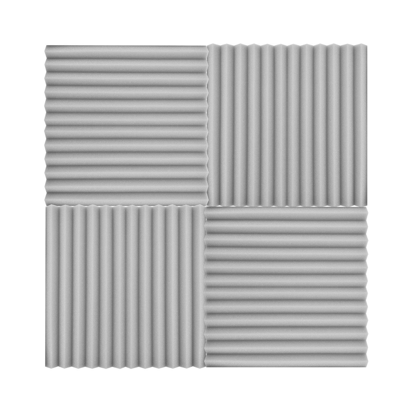 24 Pack Studio Acoustic Foam Panels - Sound Insulation & Absorbing, 30x30x2.5cm / 12x12x1in