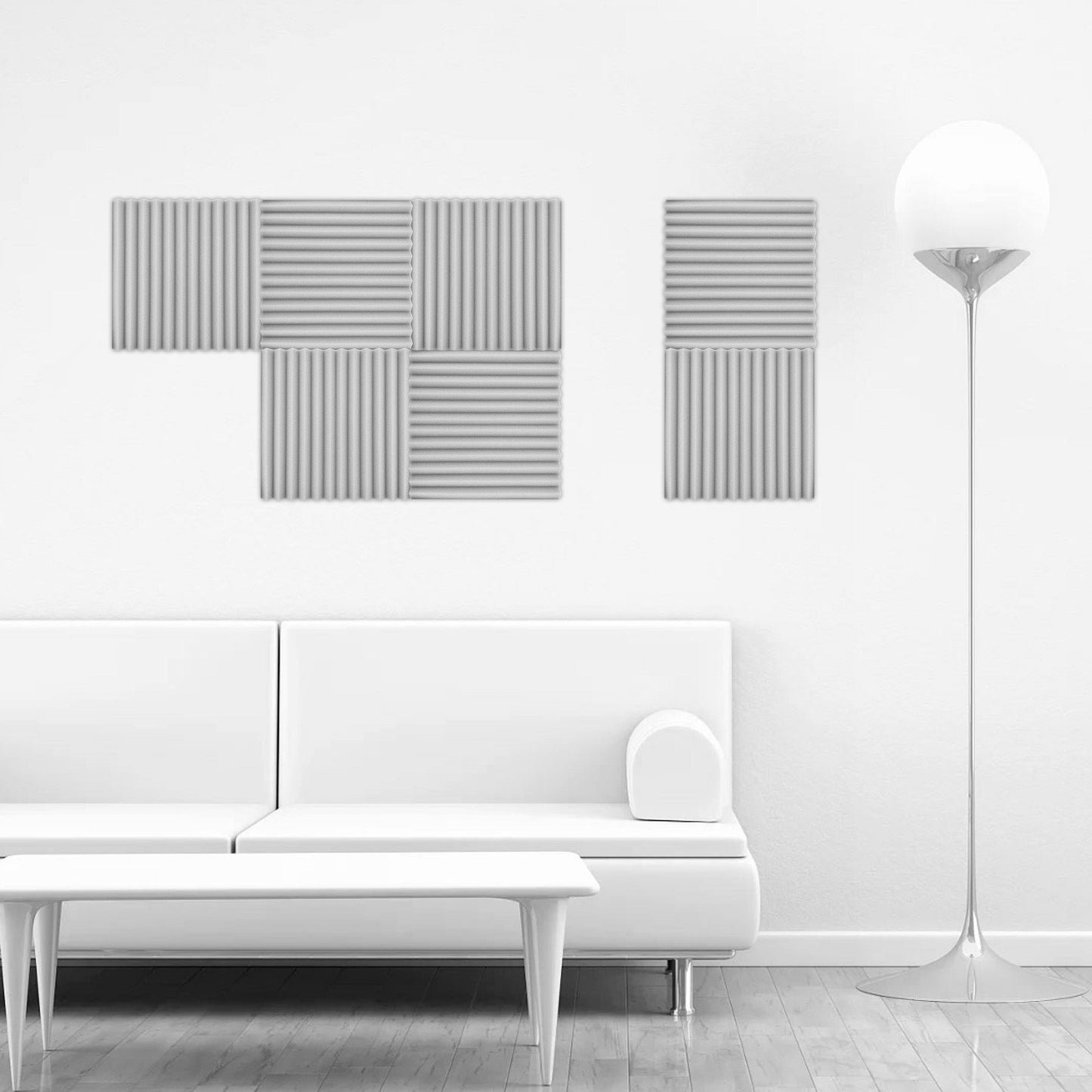 24 Pack Studio Acoustic Foam Panels - Sound Insulation & Absorbing, 30x30x2.5cm / 12x12x1in