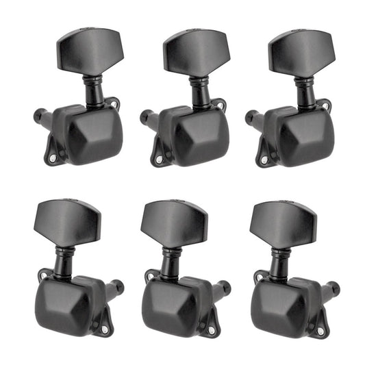 6pcs 1:15 Gear Ratio Electric Acoustic Guitar Tuning Pegs Semi-Closed