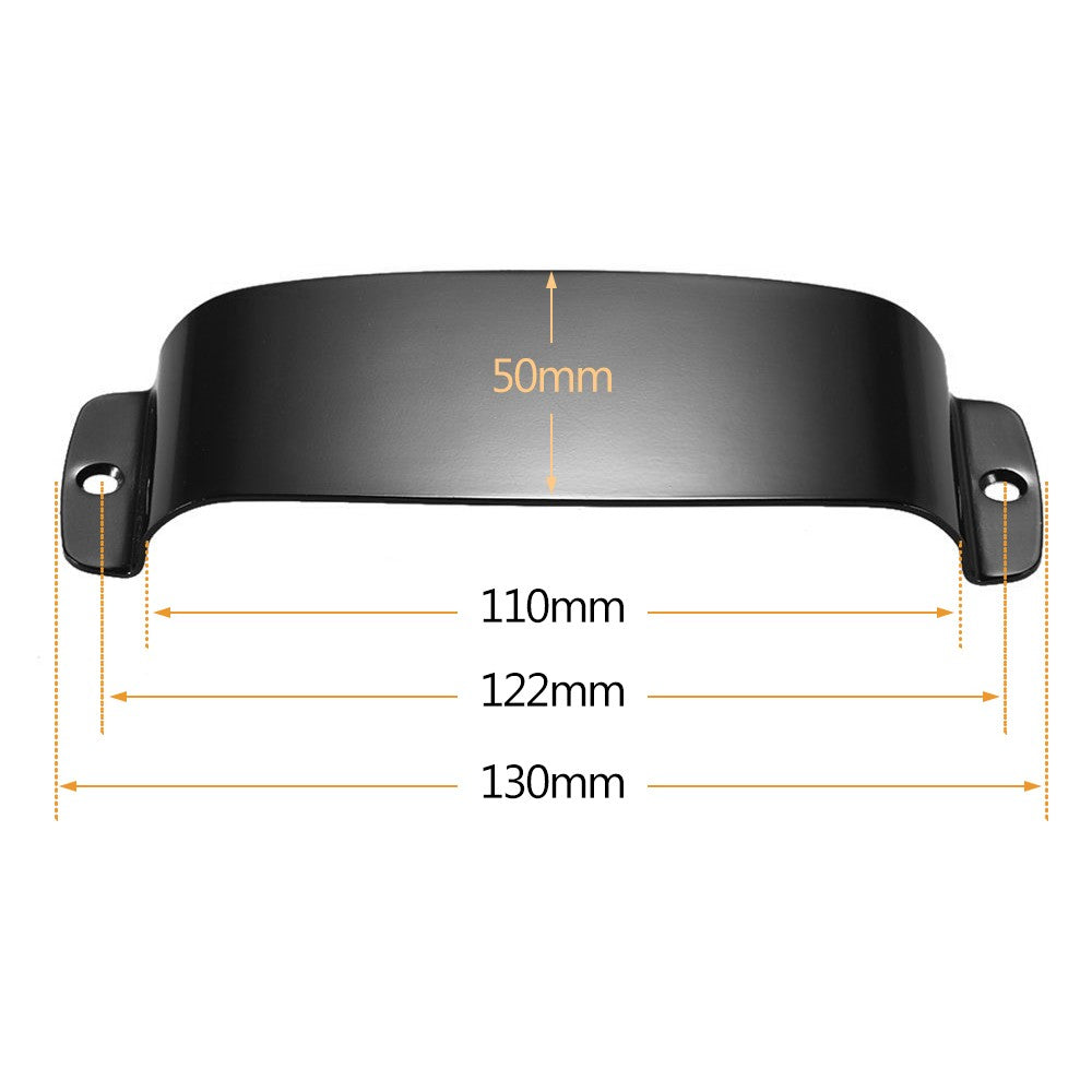 Durable Alloy Bass Pickup Cover with Mounting Screws - Replacement Protector Plate