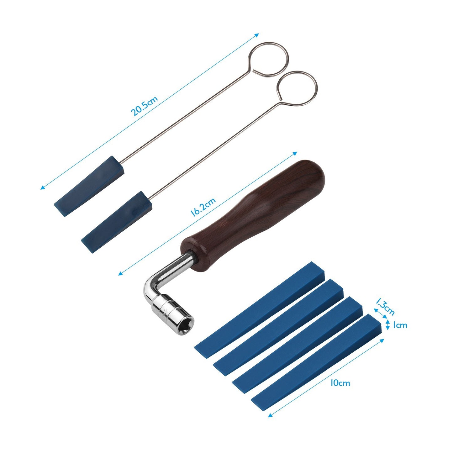 Professional Piano Tuning Hammer & Wrench Tool Kit