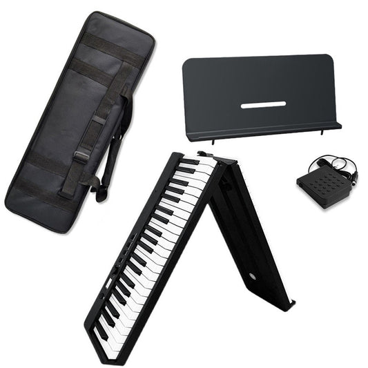 Foldable 88-Key Digital Piano: Lightweight & Multifunctional for Students & Musicians