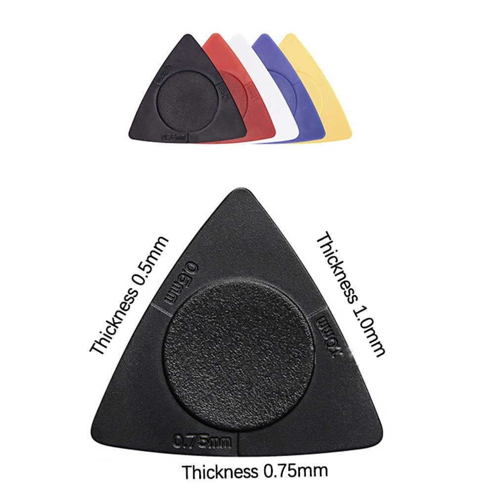 Versatile Guitar Picks Set - 0.5/0.75/1.0mm Multi-Thickness Guitar Accessories