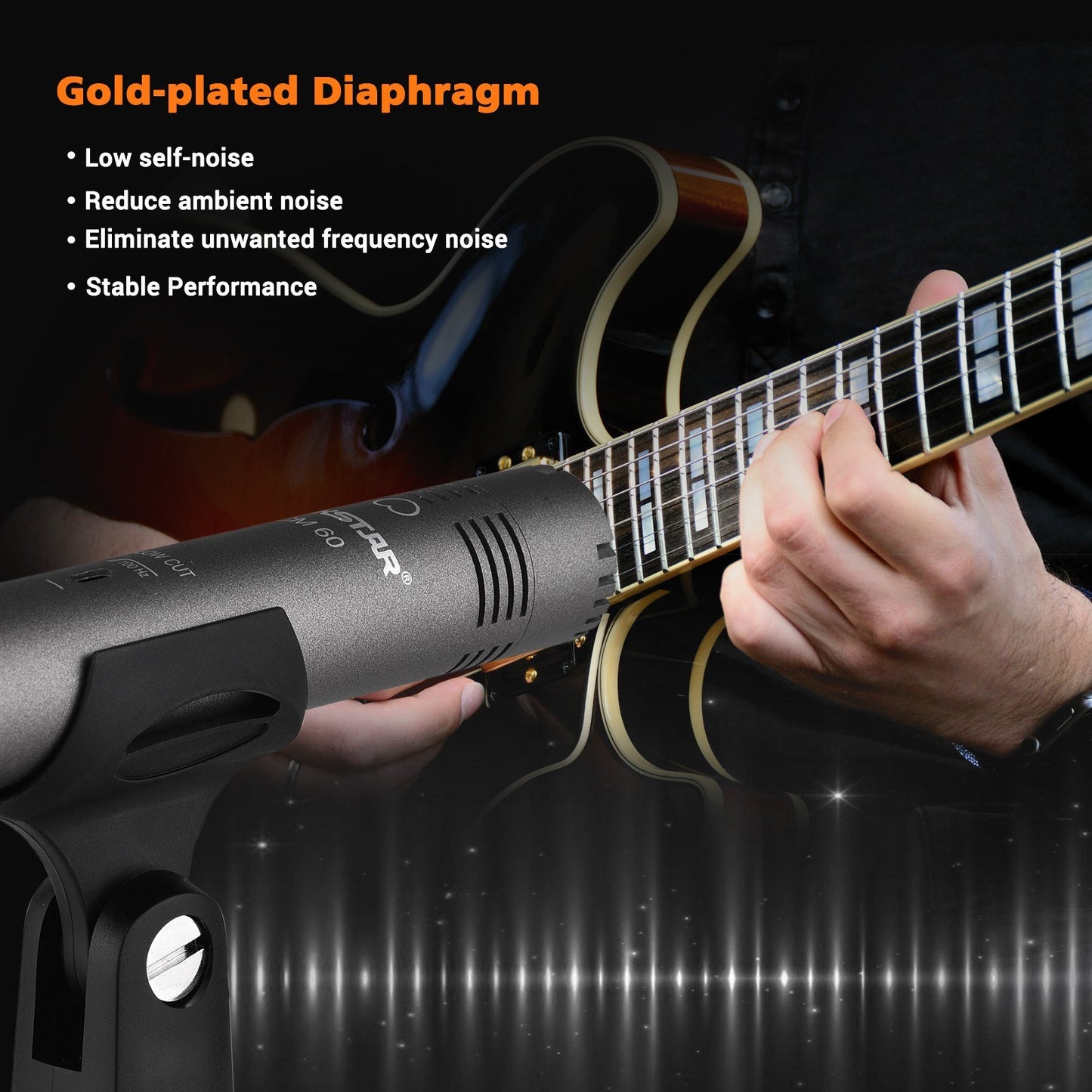 TAKSTAR CM-60 Cardioid XLR Professional Condenser Microphone