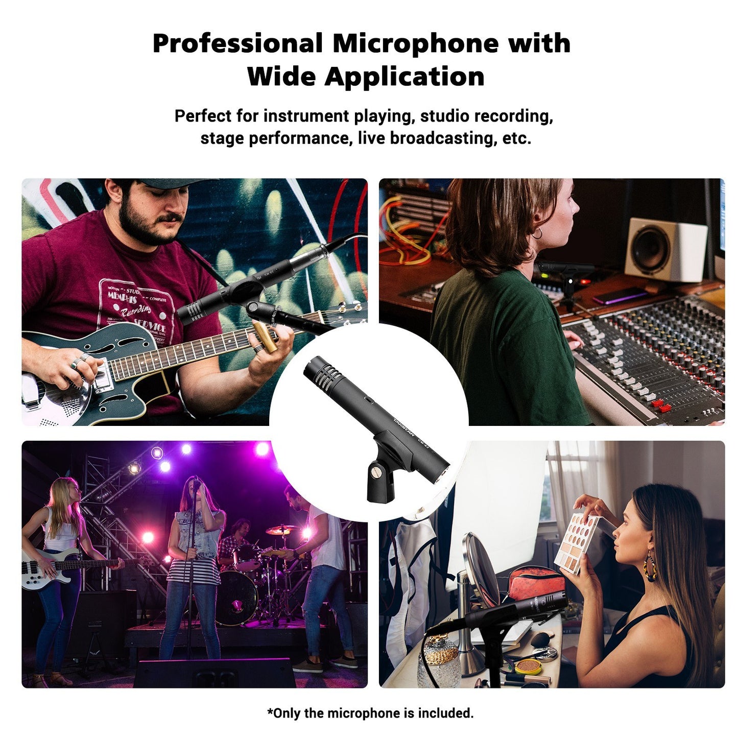 TAKSTAR CM-63 Professional XLR Cardioid Condenser Microphone - Moisture Resistant