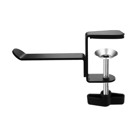 Aluminum Alloy Under-Desk Headphone Hanger and Headset Holder Hook