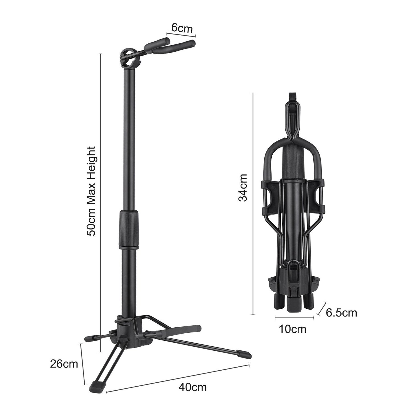 Adjustable Foldable Metal Stand for Digital Wind Instrument & Aerophone