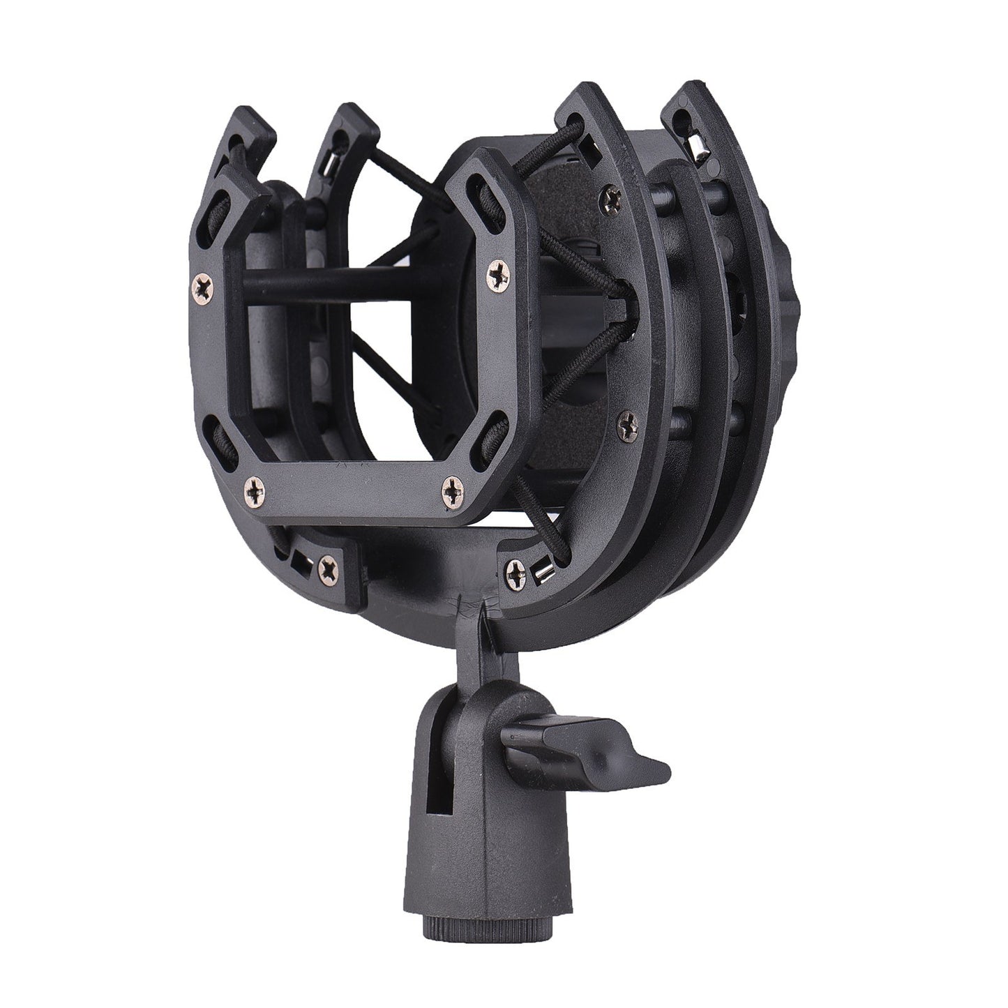 Muslady Foldable 180° Microphone Shock Mount Holder for Condenser Mics