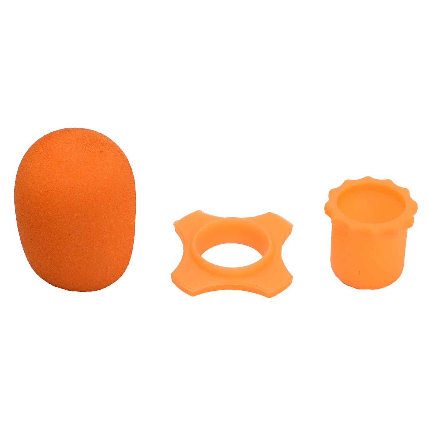 Muslady Wireless Handheld Mic Protection Kit: Foam Windshield, Anti-Roll Silicone Ring, Rod Sleeve Holder