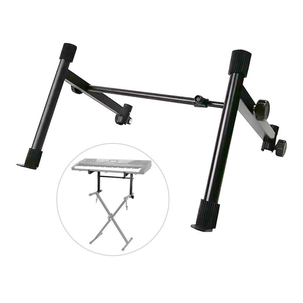 Universal X-Style Adjustable Electronic Keyboard Stand Riser - Musical Instrument Accessory