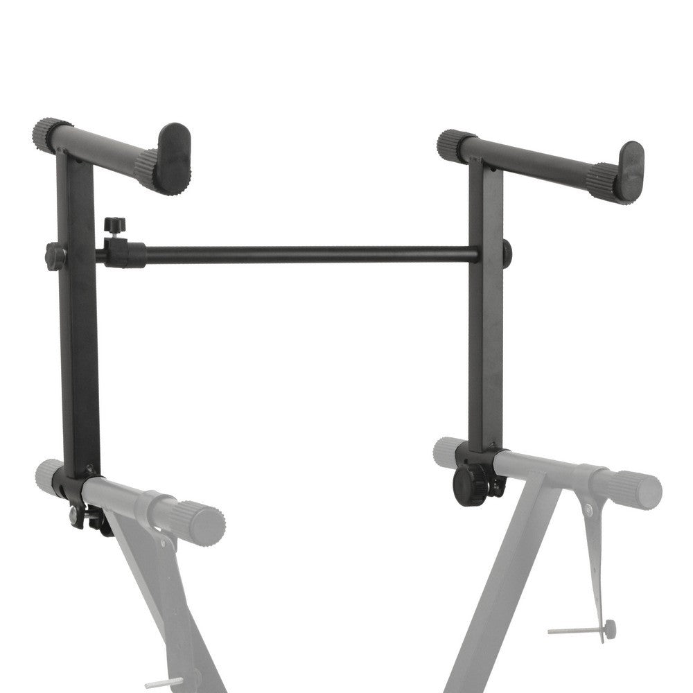 Universal X-Style Adjustable Electronic Keyboard Stand Riser - Musical Instrument Accessory